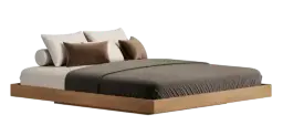 Low Profile Platform Bed