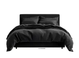 Modern Platform Bed – Black Finish